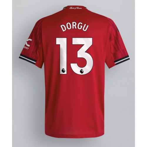 Manchester United Patrick Dorgu #13 Replica Home Stadium Shirt 2025-26 Short Sleeve Manchester United Patrick Dorgu #13 Replica Home Stadium Shirt 2025-26 Short Sleeve